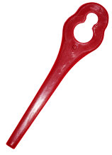 Plastknivar till grästrimmer